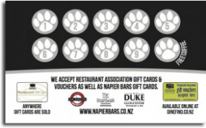 Napier Bars Coffee Card